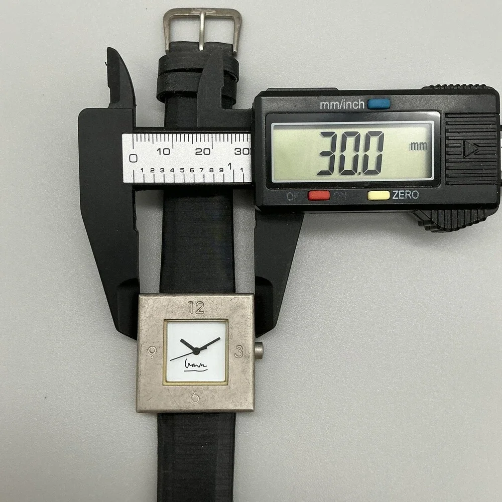 Projects Michael Graves Womens Watch 30mm Square Dial Silver Tone New Battery